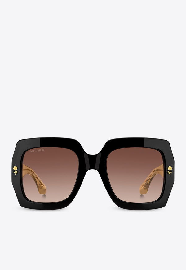 Etromania Oversized Square Sunglasses