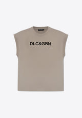 Logo Print Sleeveless T-shirt