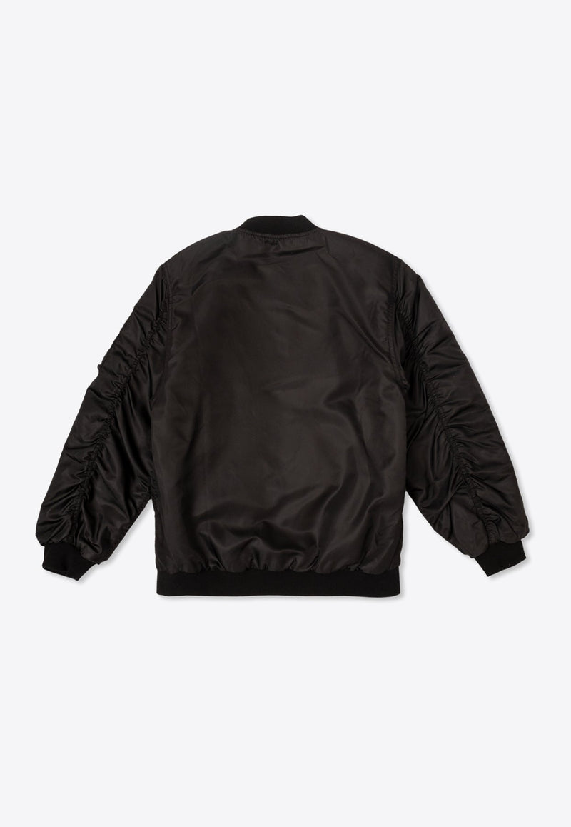 Boys Logo Tag Bomber Jacket