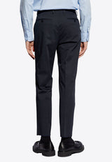 Tapered Pleated Chino Pants