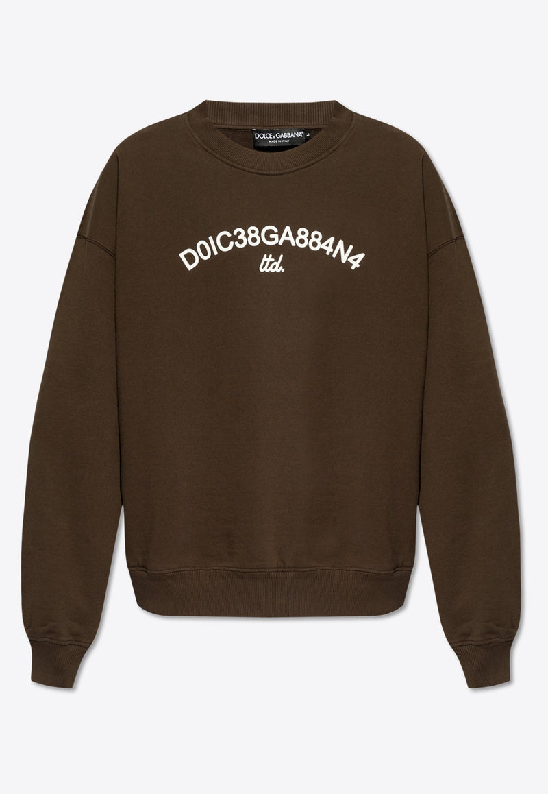 Logo Print Crewneck Sweatshirt