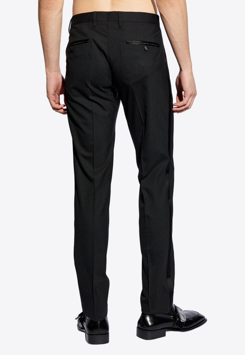 Side-Stripe Tailored Pants