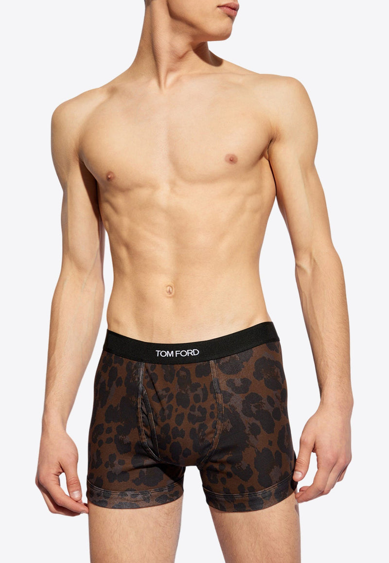 Leopard Print Boxer Briefs