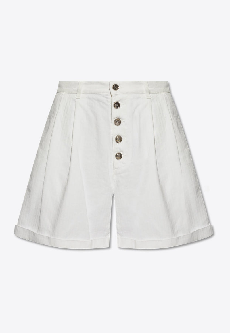 Pegaso Motif Mini Shorts