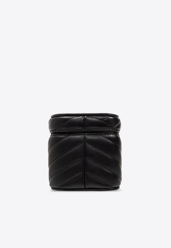 Mini Kira Quilted Leather Vanity Bag