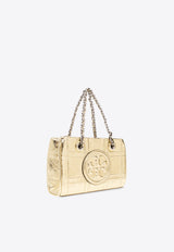 Mini Fleming Metallic Leather Chain Tote Bag