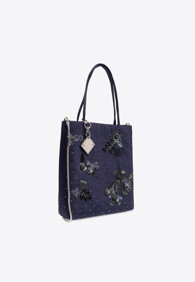 Mini Midnight Embellished Tote Bag