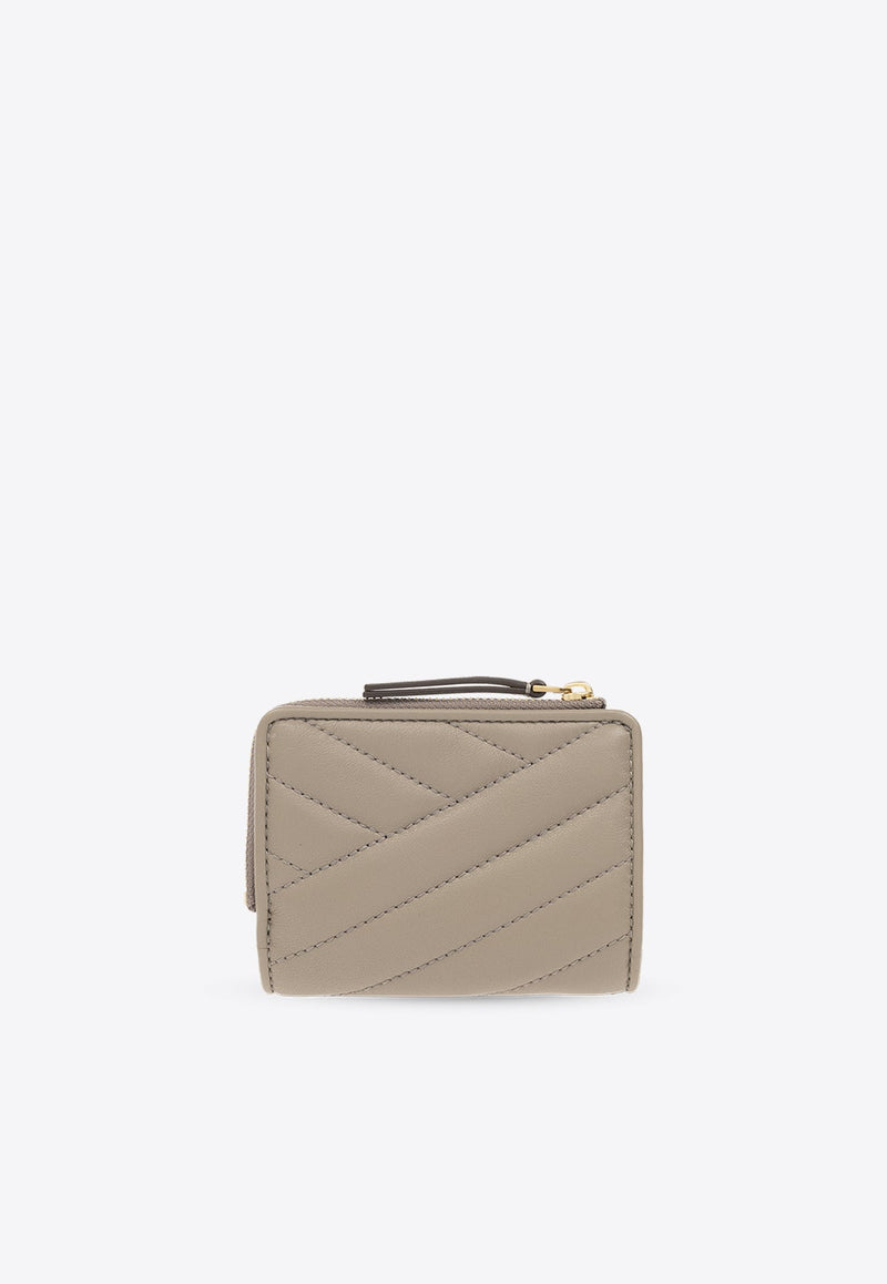 Kira Quilted Leather Zip Cardholder