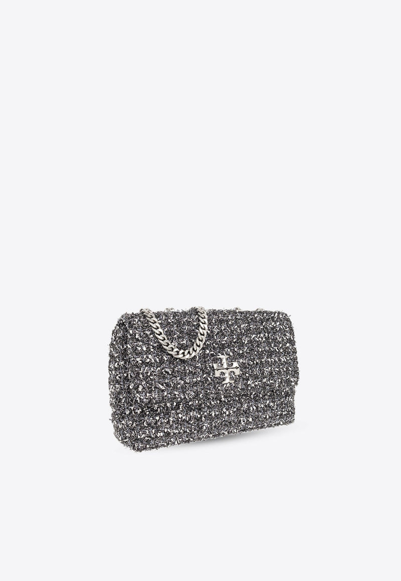 Small Kira Lurex Tweed Shoulder Bag
