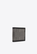 Bi-Fold Studded Leather Wallet