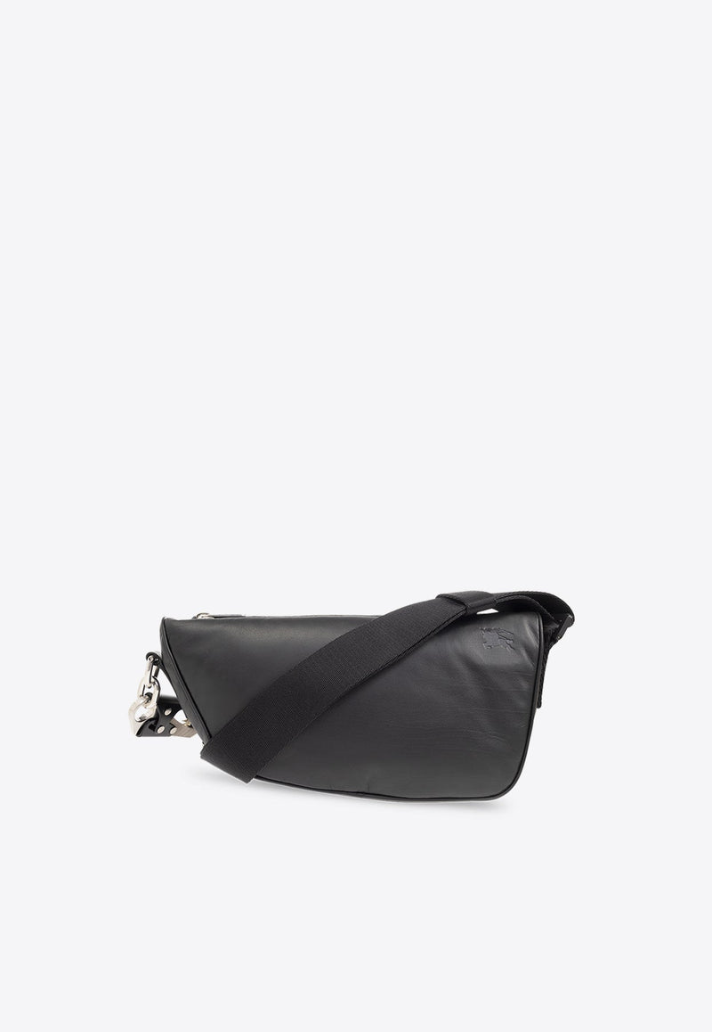 Shield Leather Shoulder Bag