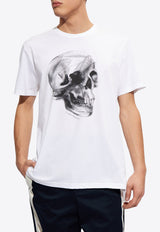 Skull Graphic Print Crewneck T-shirt