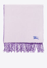 Reversible Embroidered Cashmere Scarf