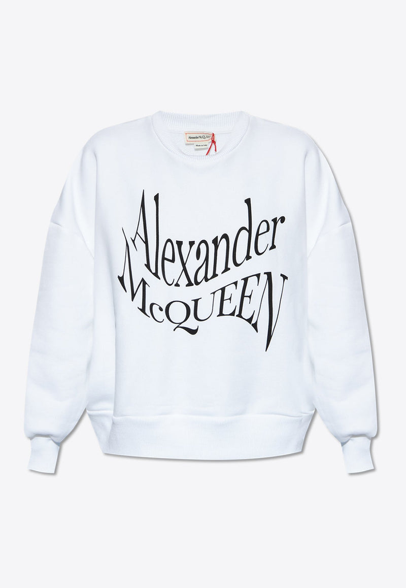 Logo Print Crewneck Sweatshirt