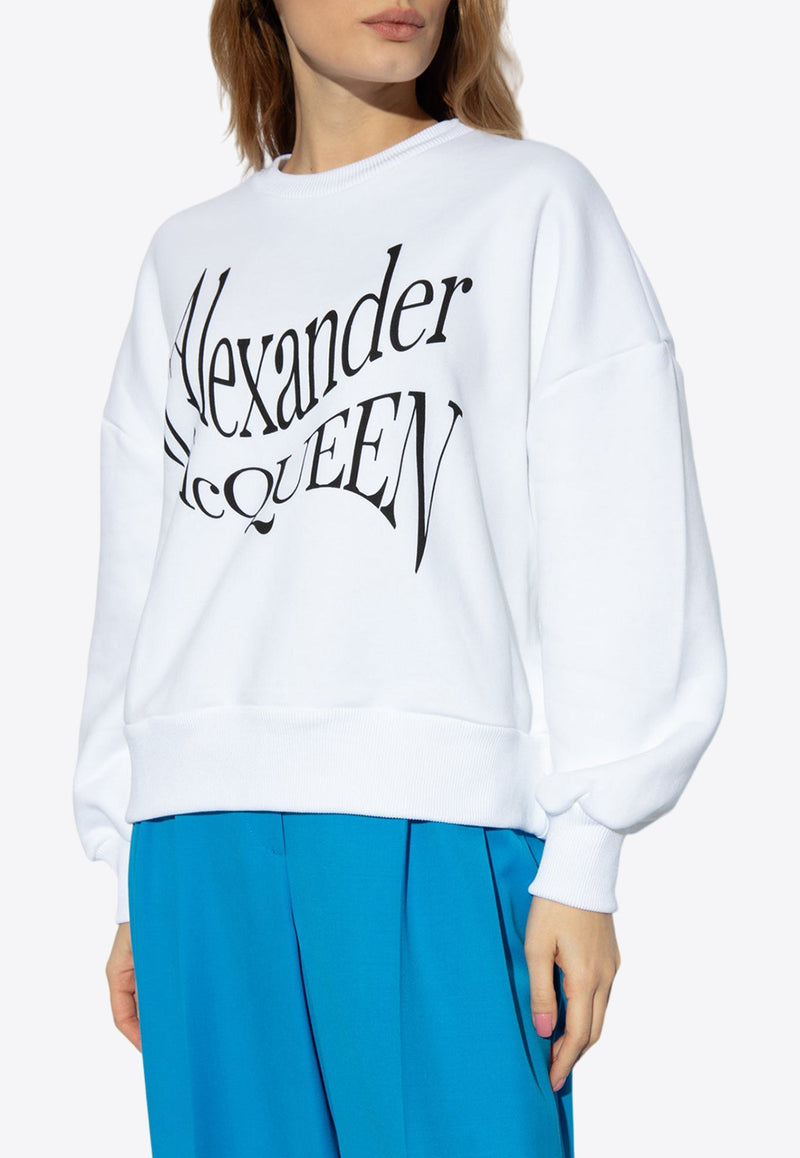 Logo Print Crewneck Sweatshirt