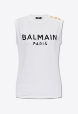 Logo Print Sleeveless T-shirt