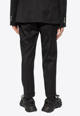 Straight-Leg Tailored Pants