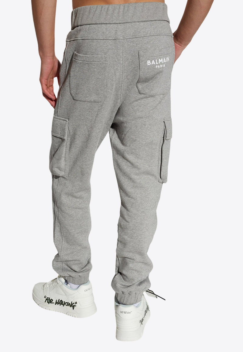 Logo Print Cargo Track Pants