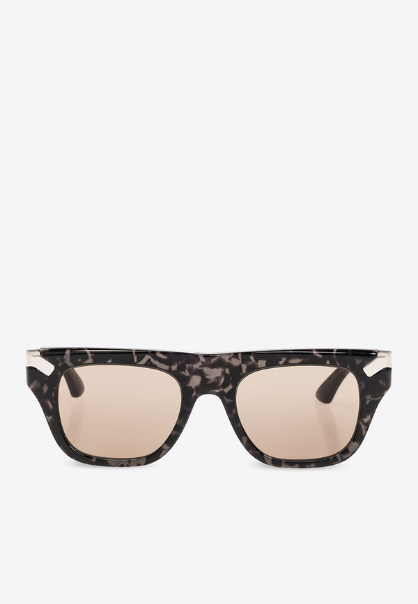 Punk Rivet Square-Framed Sunglasses