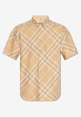 Check Pattern Short-Sleeved Shirt