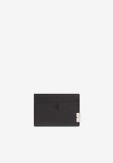 B Cut Grained Leather Cardholder