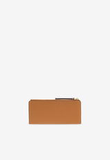Robinson Zip Slim Wallet in Grained Leather