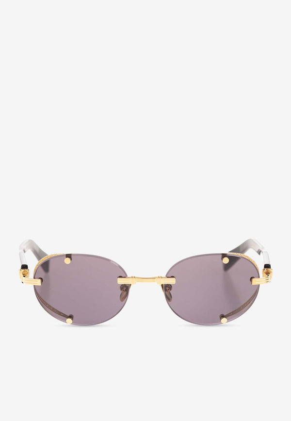 Monsieur Oval Frame Sunglasses
