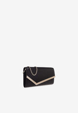 Emmie Coated Denim Clutch