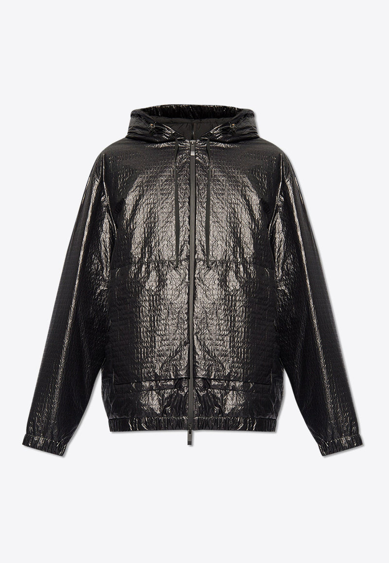 Ramiere Logo Embossed Windbreaker Jacket