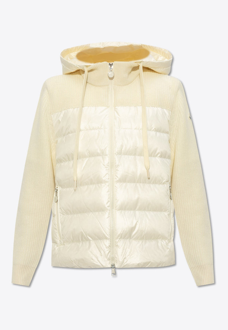 Padded Wool Hooded Jacket