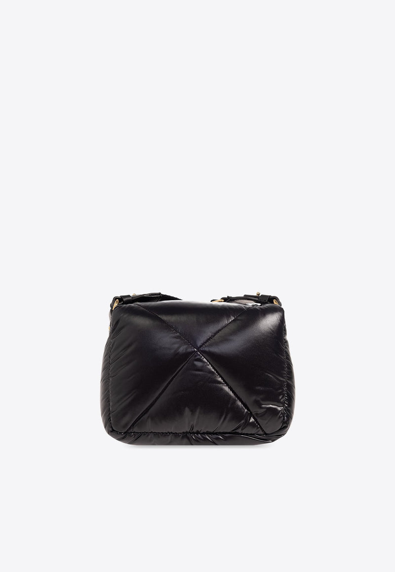 Mini Puf Calf Leather Crossbody Bag