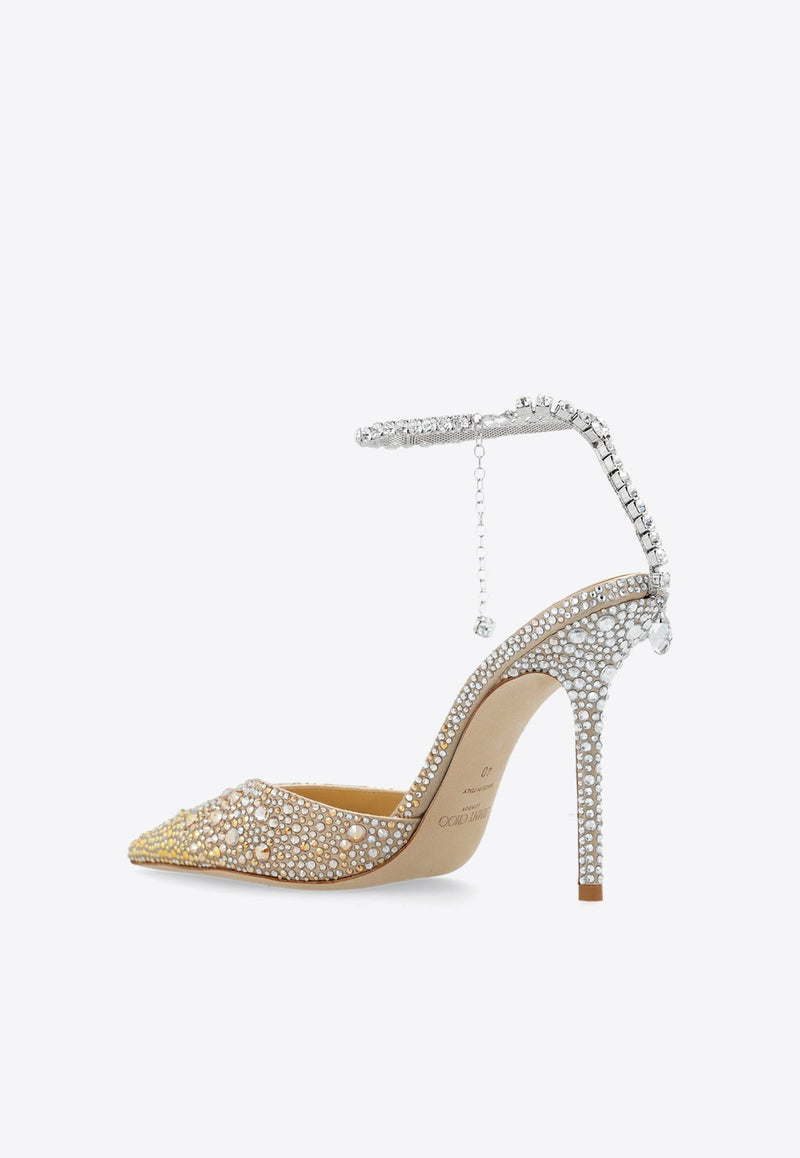 Saeda 100 Crystal Embellished Pumps