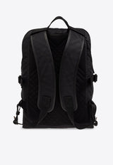 Jacquard Check Nylon Backpack