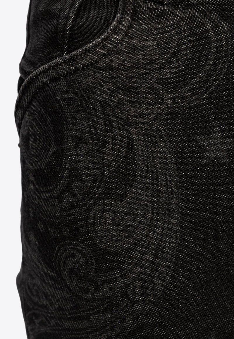 Paisley Bootcut Jeans