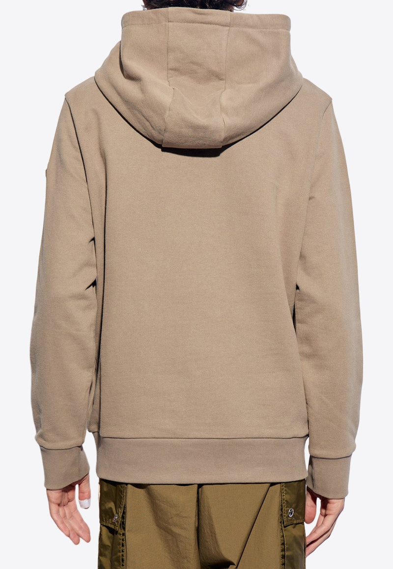 Logo Patch Hooded Sweatshirt