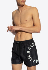 Logo Print Swim Shorts