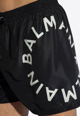 Logo Print Swim Shorts