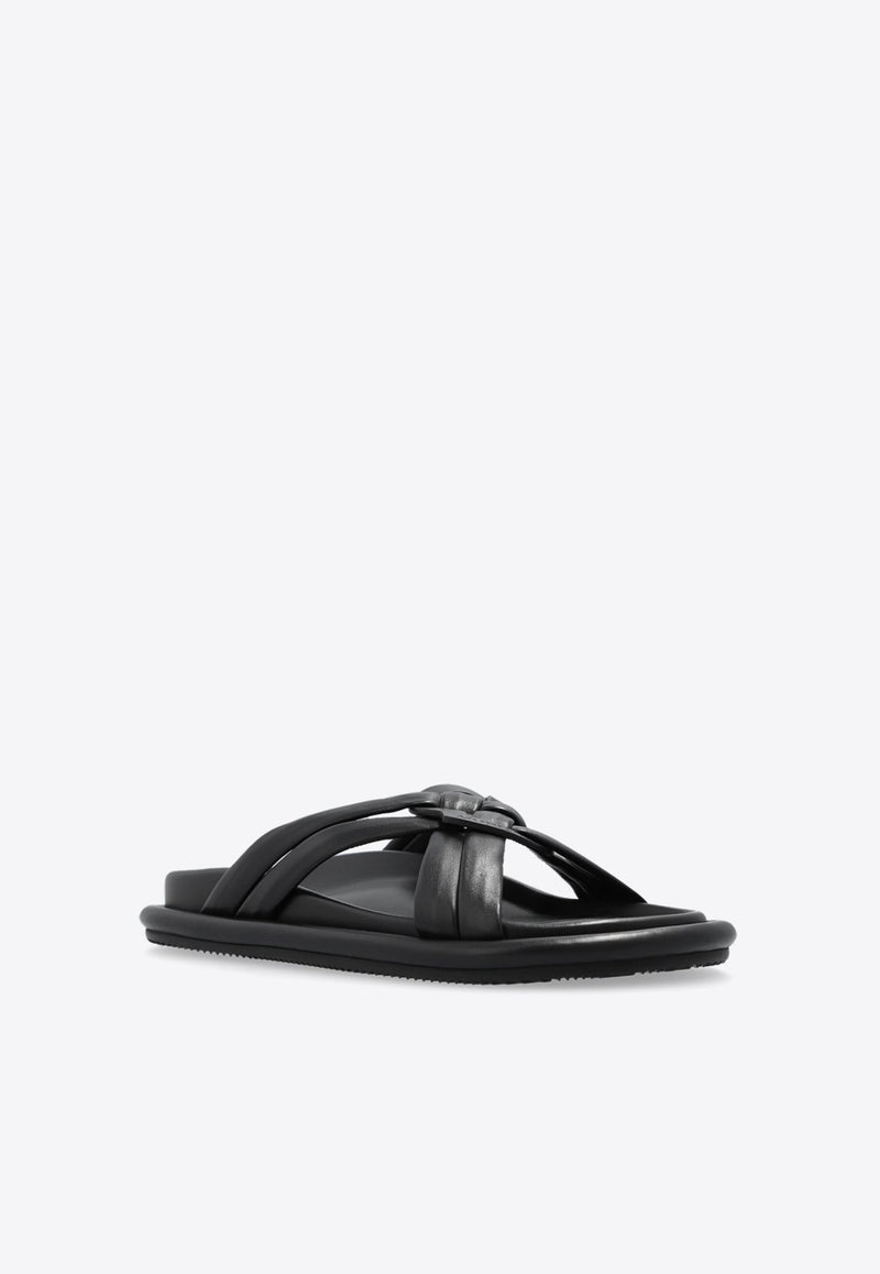 Bell Smooth Leather Slides