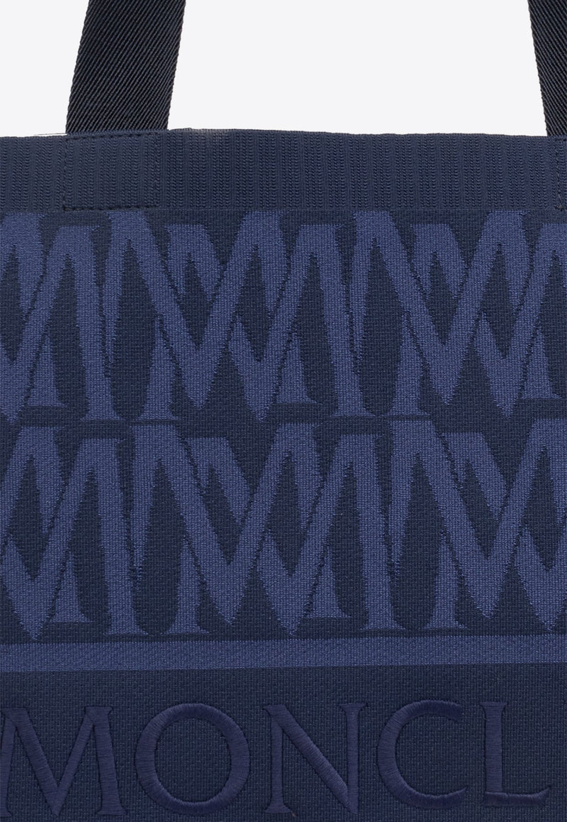 Knit Logo Monogram Tote Bag