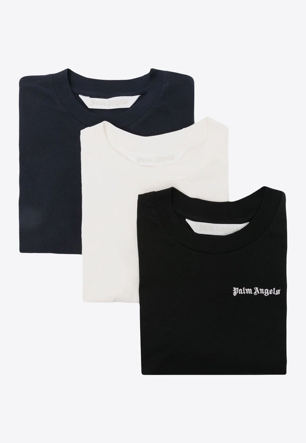 Embroidered Logo Classic T-shirts - Set of 3