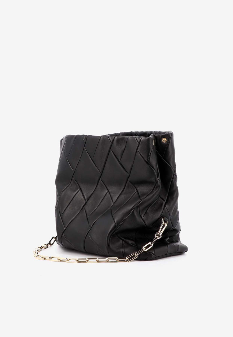 Rombo Quilted Leather Shoulder Bag