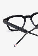 Square-Frame Optical Glasses