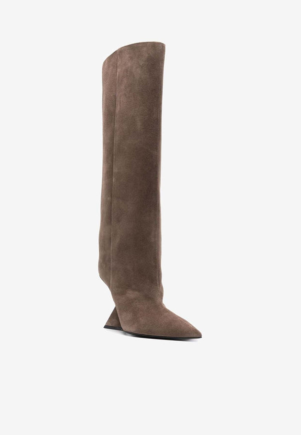 Cheope 105 Suede Knee-High Boots