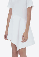 Asymmetric Mini Polo Dress