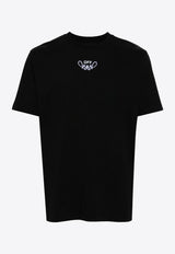 Bandana Arrow-Embroidered Crewneck T-Shirt