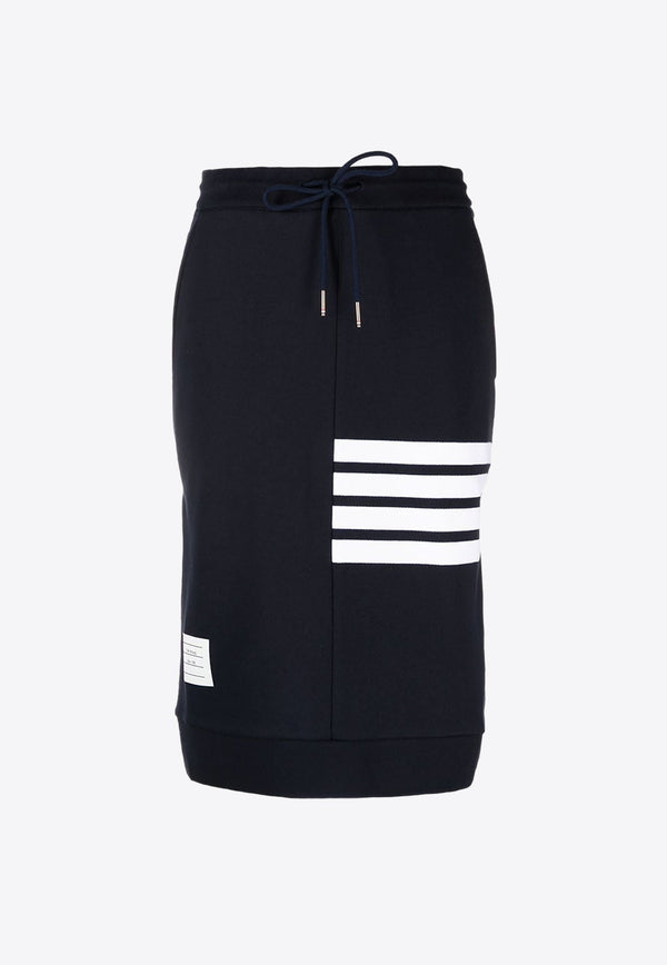 4-bar Stripes Drawstring Skirt