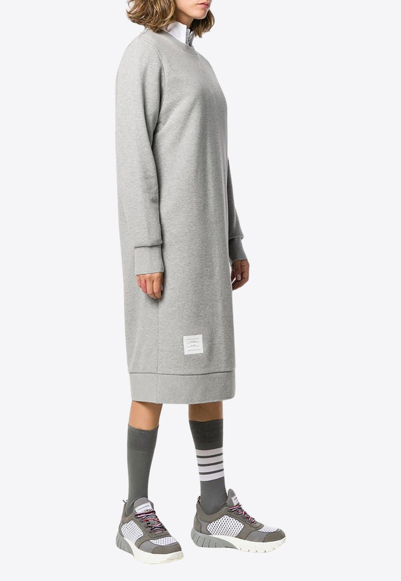 4-bar Stripes Sweatshirt Dress