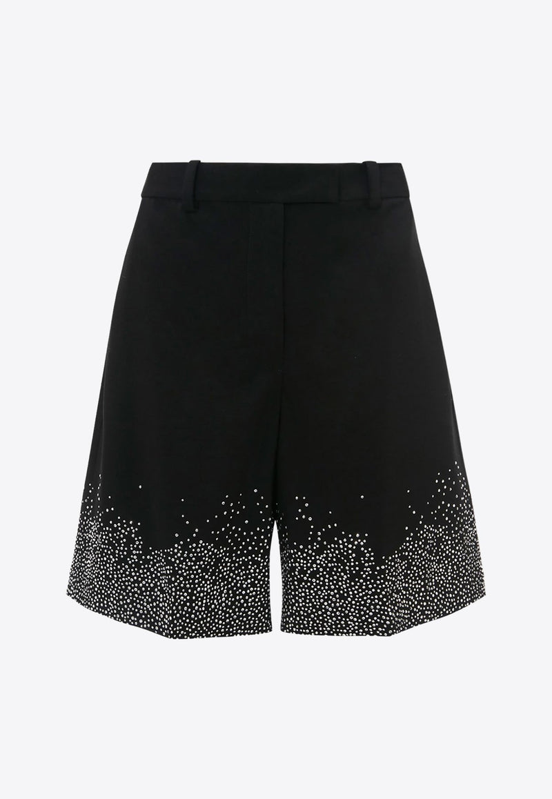 Crystal Embellished Tailored Shorts
