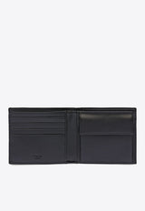 Logo Lettering Leather Wallet