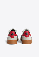 Boxer Paneled Leather Sneakers